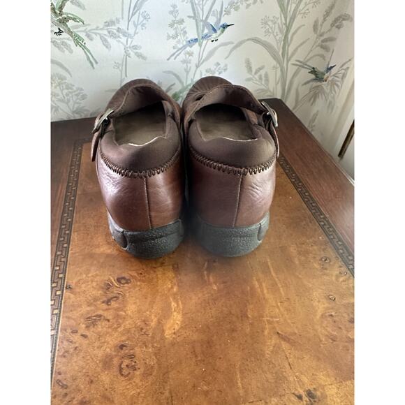 Dansko Kitty Jane US Women US 9.5 - 10 EU 40 Brown Leather Mary Jane Clogs - Picture 4 of 8